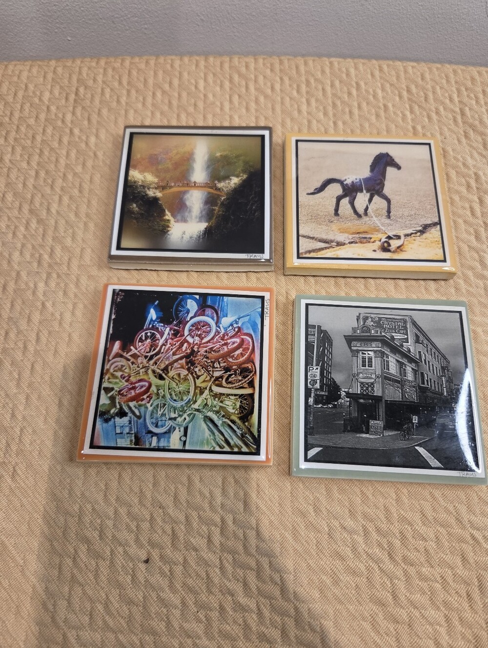 Pdx Coasters Set Of Four Portland Landmarks